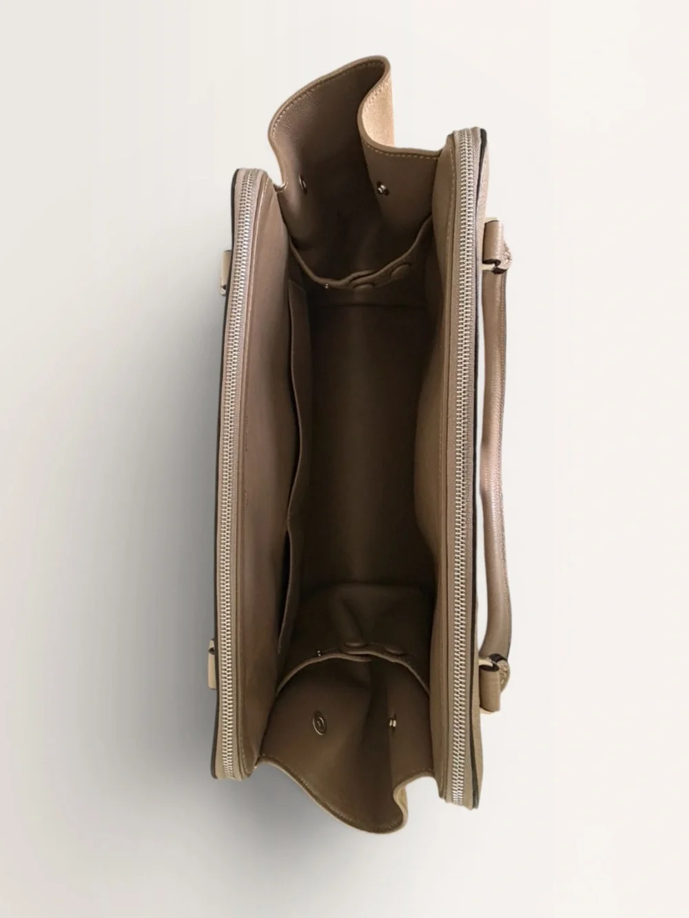 Celine Edge Medium Tote Taupe Grained Leather Phoebe Philo